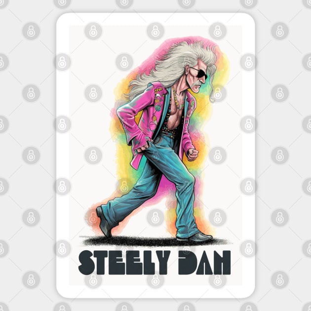 Steely Dan  - - - Original Fan Art Magnet by unknown_pleasures